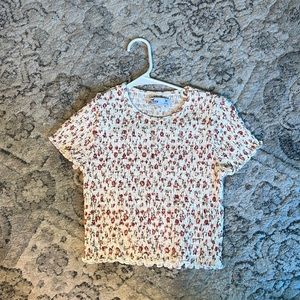 Brand new Hollister floral crop top